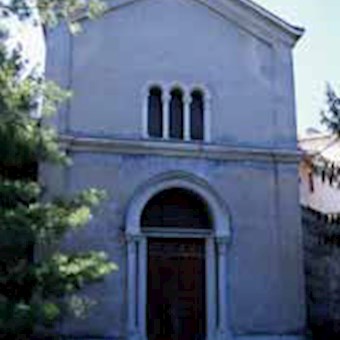 Oratorio Pubblico del Sacro Cuore al Ricovero, già Chiesa di S.Maria Maddalena del Convento dei Cappuccini. Canton di Ram